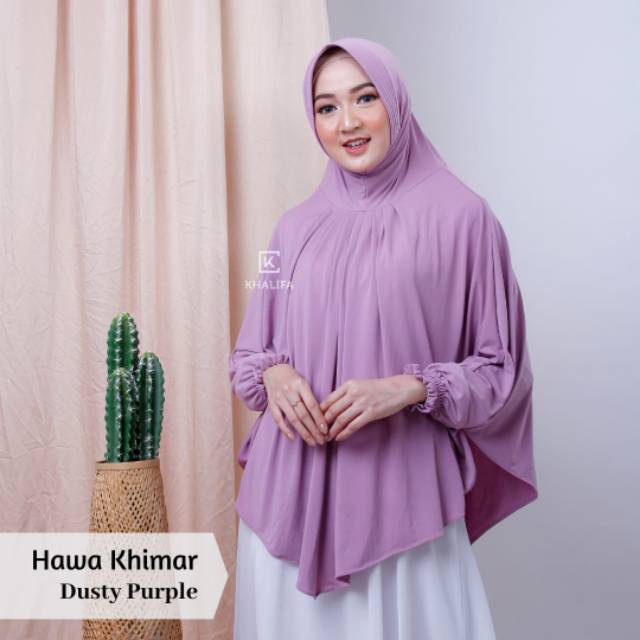 KHIMAR HAWA HIJAB TANGAN || KHALIFA