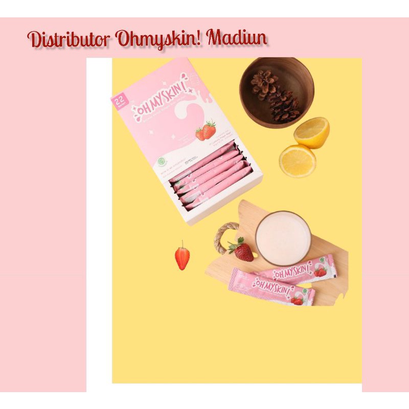 COLLAGEN DRINK OHMYSKIN ECER / COLLAGEN DRINK SERBUK / MINUMAN KECANTIKAN/ MINUMAN COLLAGEN