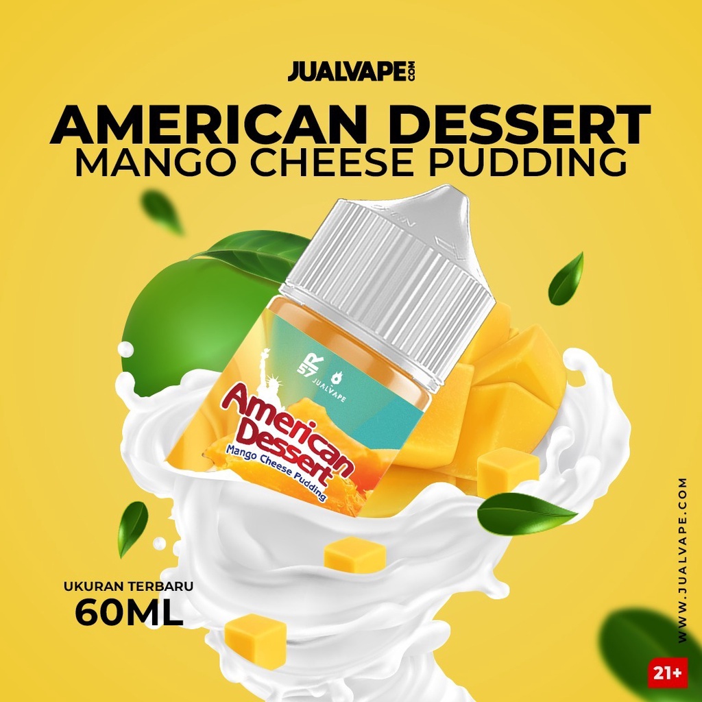 AMERICAN DESSERT V3 MANGO CHEESE LIQUID VAPE ORIGINAL 60ML