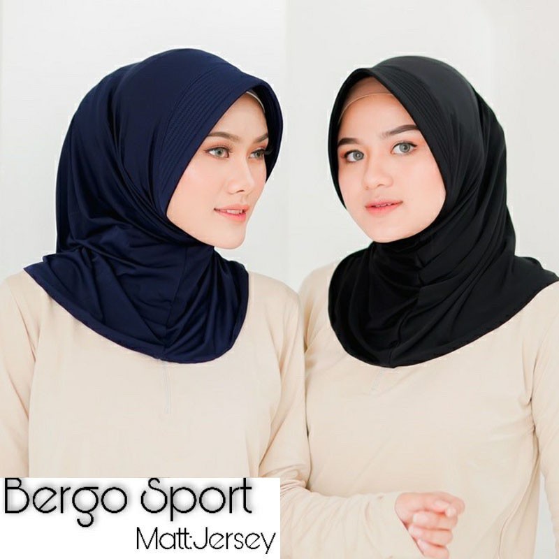 Hijab Sport / Hijab Sport Olahrga / Hijab bergo sport / hijab instan / hijab olahraga sport