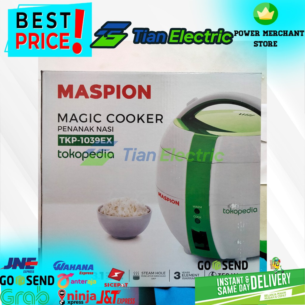 MASPION TKP-1039EX Magic Cooker / Penanak Nasi 1 Liter