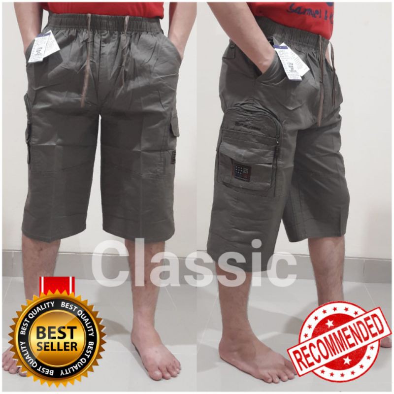 celana 7/8 kargo import pinggang karet