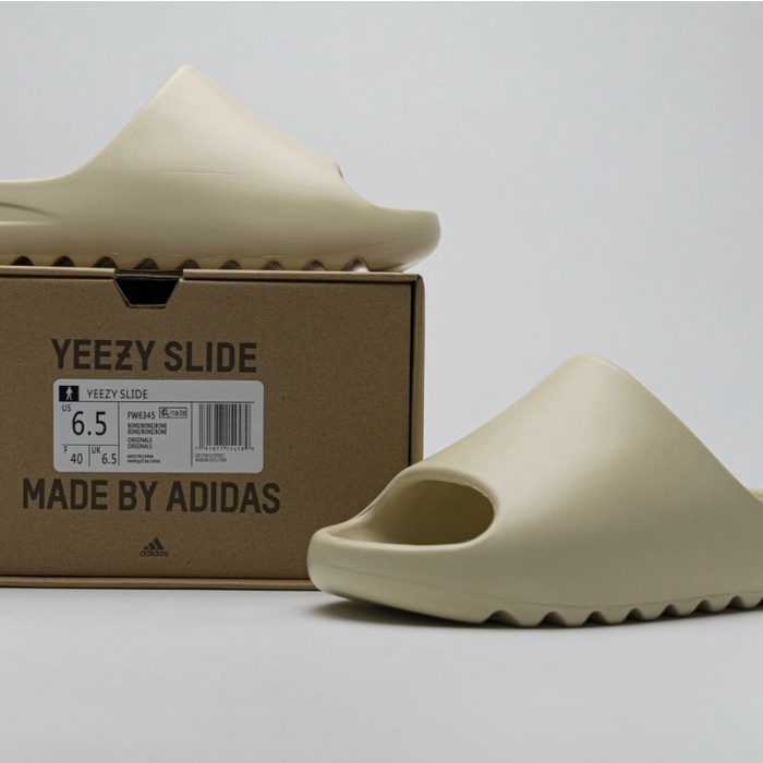 yeezy slide bone white