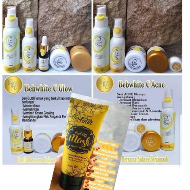Bbc/Bebwhite c/BBC skincare/ Al fatih masker/glow/acne/BBC glow/BBC acne