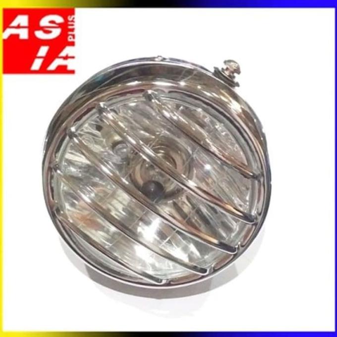 REFLEKTOR CLASIC RETRO JEEP AKSESORIS MOTOR MOBIL CROM VARIASI RACING gsm07 Juara