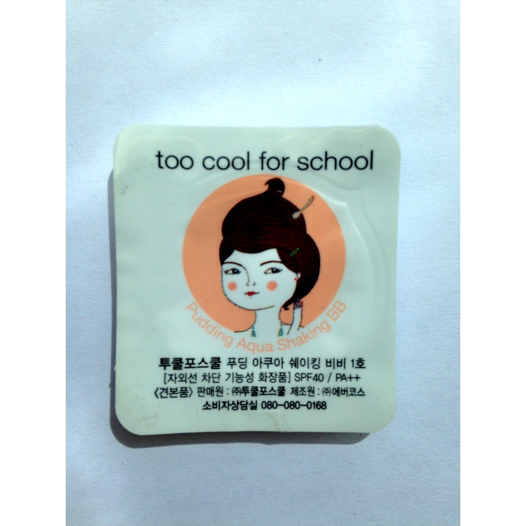 Too Cool For School Pudding Aqua Shaking BB Cream Sampel