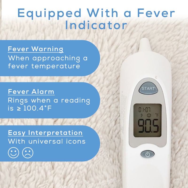 Beurer Digital Ear Thermometer with Probe Cover FT58 / Termometer Digital Telinga