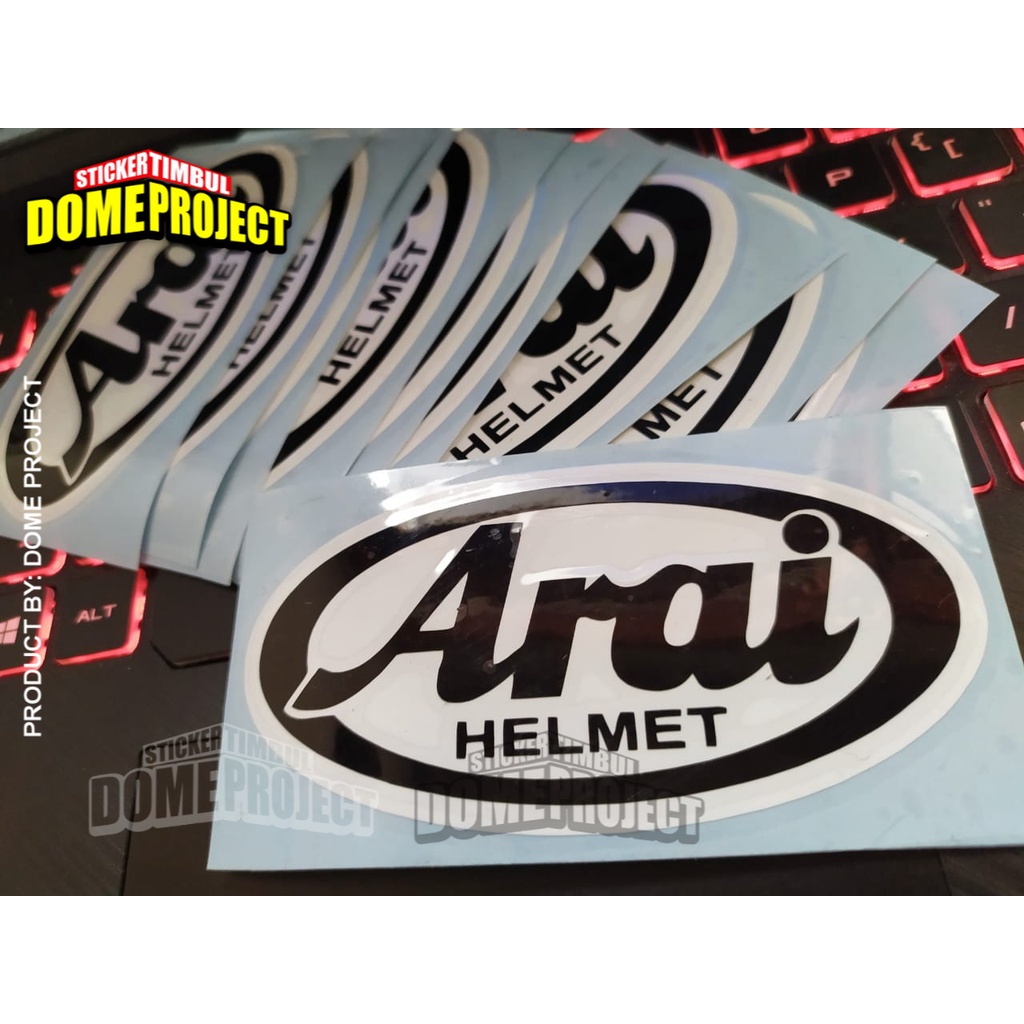 STIKER MOTOR CUTTING LOGO ARAI CUTTING STIKER SATUAN STIKER HELM AKSESORIES HELM AKSESORIS SEPEDA MOTOR