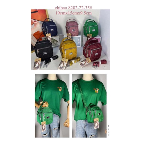 Tas Import chibao kanvas 100% ori import Selempang Wanita