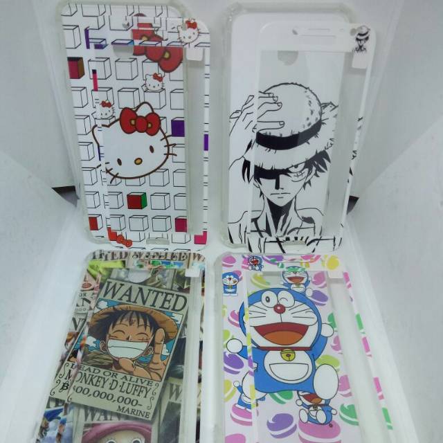 Case 360 Karakter Free Tempered Glass Xiaomi Redmi 5A Soft Case Casing Kartun Redmi5 A Redmi 5 A