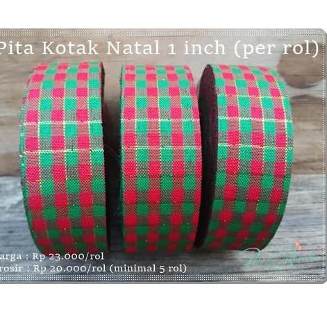 

Terbaru GNATL-18 : Pita Kotak Natal 1 inch (per rol) BAZ