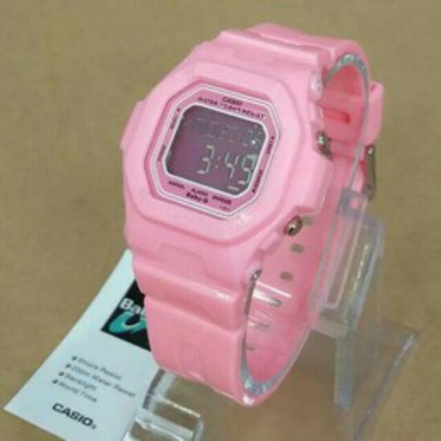JAM TANGAN WANITA CASIO BABY G DIGITAL BABY PINK