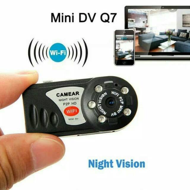 IP Kamera Mini Infrared / Camera CCTV Jaringan Wifi Original Import