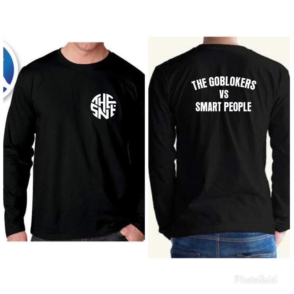 KAOS LOGO THE SNT DEPAN BELAKANG / THE GOBLOKERS VS SMART PEOPLE / 357 / KAOS BOBON SANTOSO / KAOS K