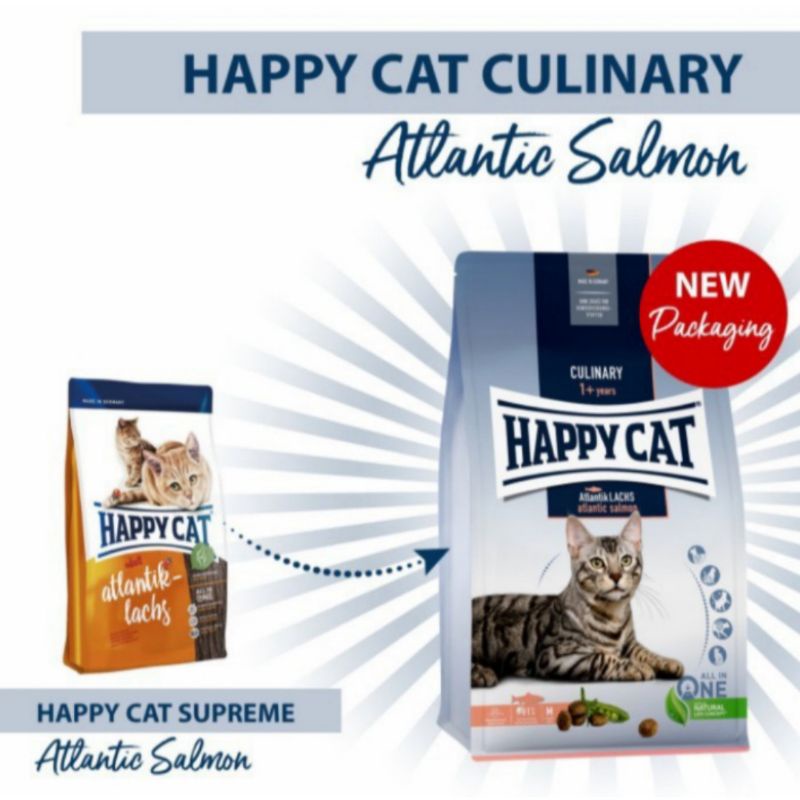 Happy Cat Supreme Athlantic Salmon 10kg (Freshpack) - Makanan Kucing