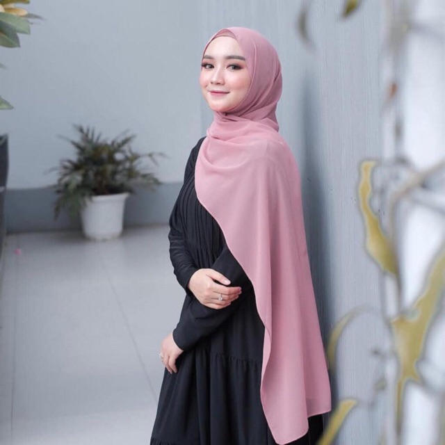 (LEBIH PANJANG 15cm) JAHIT TEPI PASHMINA SABYAN DIAMOND UKURAN 165x75cm-1