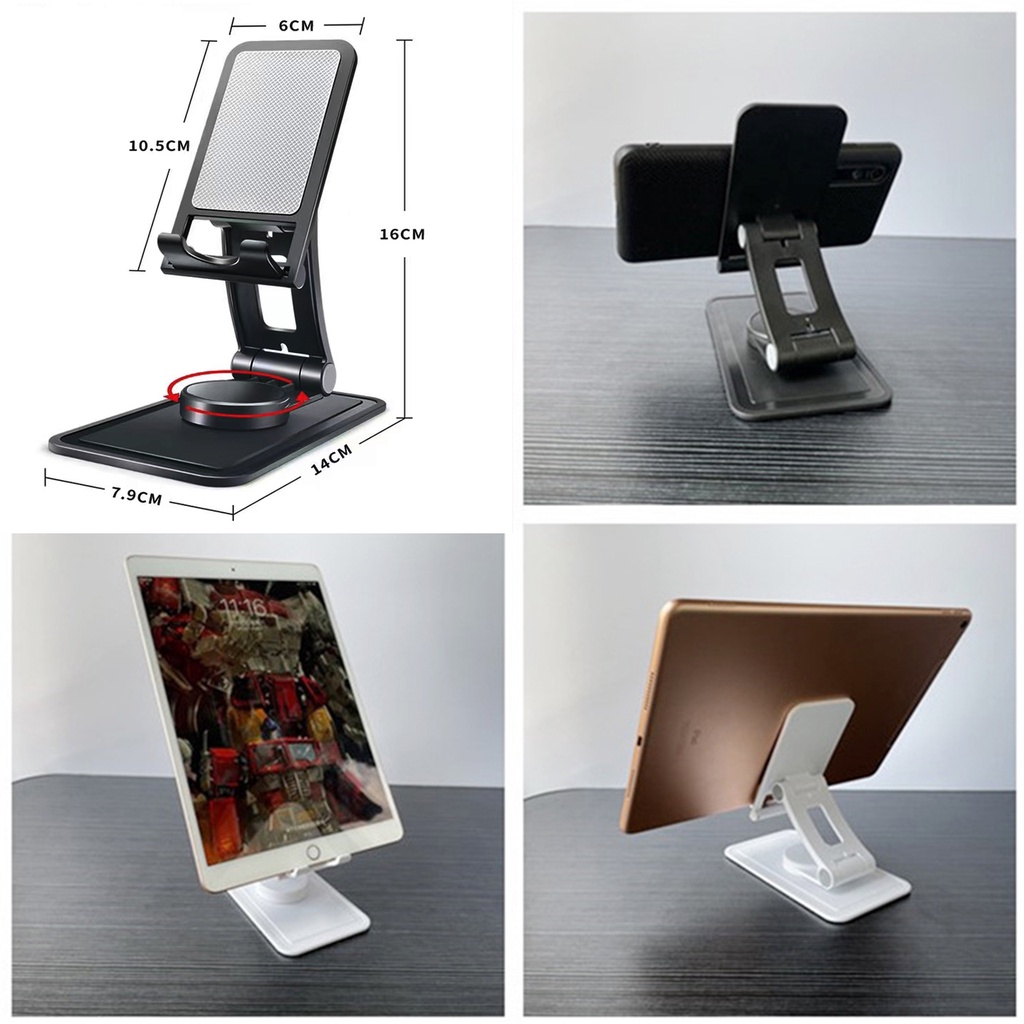 Bracket Stand Holder Handphone Universal Multifungsi Bahan Plastik Bisa Dilipatdiputar 360 Derajat