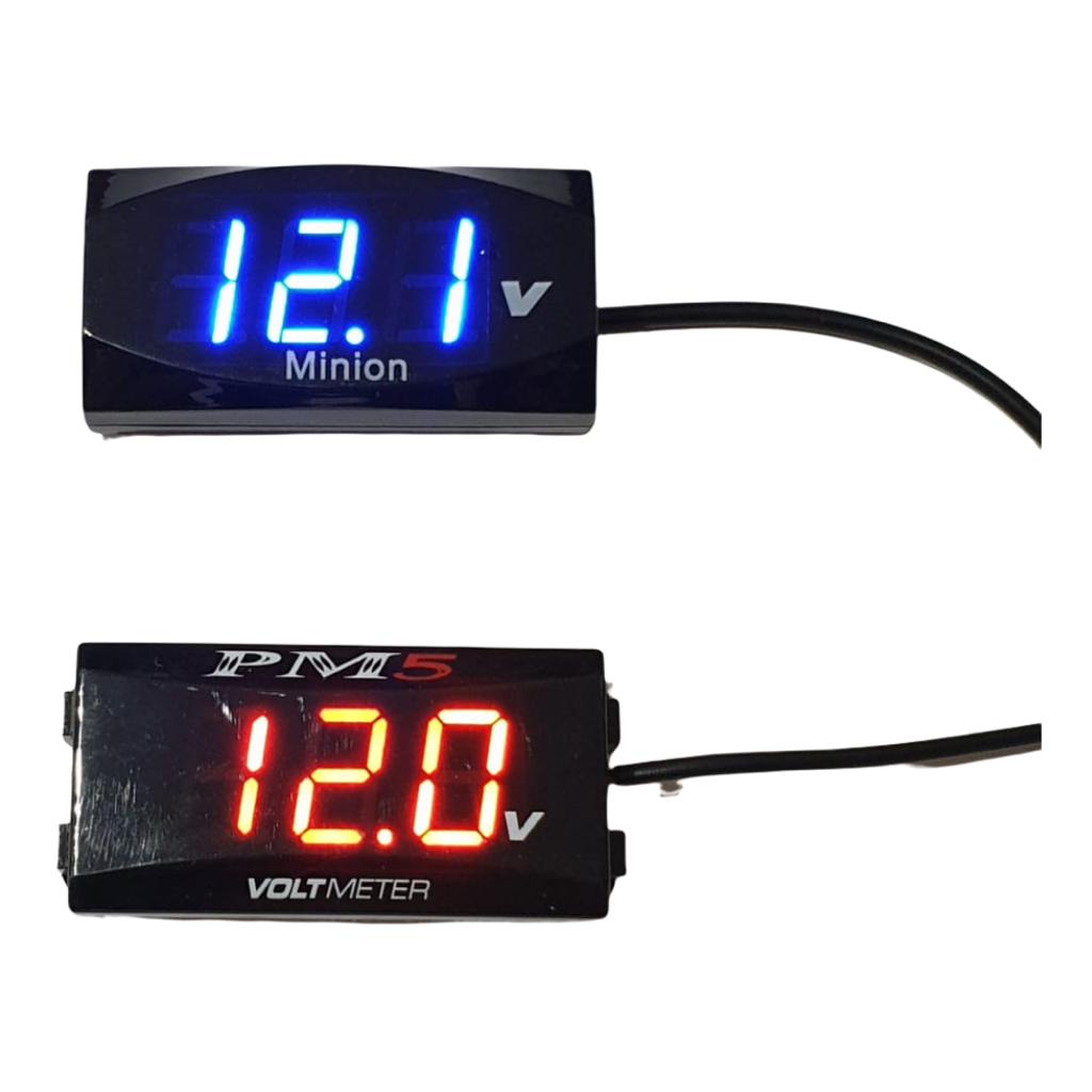 Volt Meter Aki Voltmeter Untuk Pengukur Aki Motor Universal All Motor