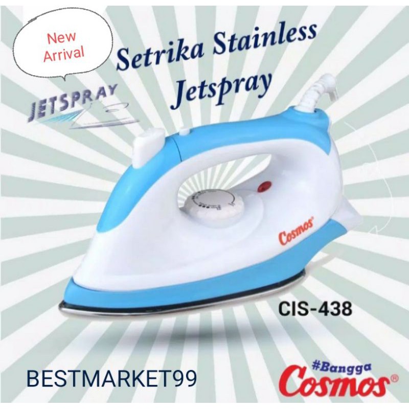 Setrika Listrik Cosmos CIS 438 Jetspray