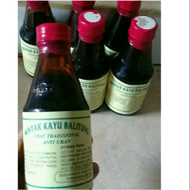 Penghitam Rambut Putih Penumbuh Rambut Rontok Minyak Kayu Balitung Original Anti Uban