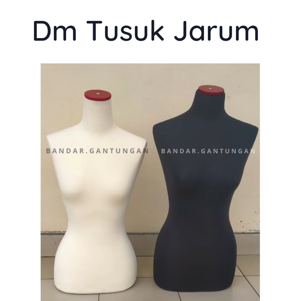 DM Cewek Tusuk Jarum Full Foam Polos Patung Dress Making Menjahit Manekin Setengah Badan - BH