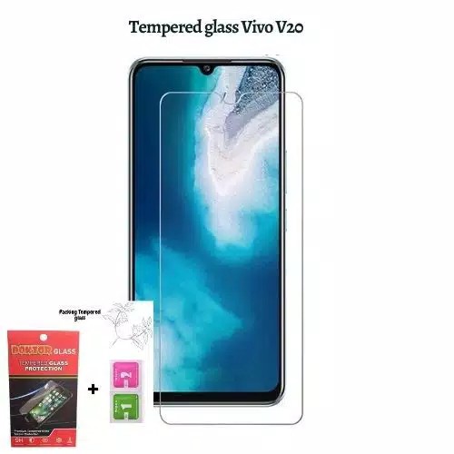 Tempered Glass Bening VIVO V20 SE/V20 Full Glue Screen Guard Protector 3IN1