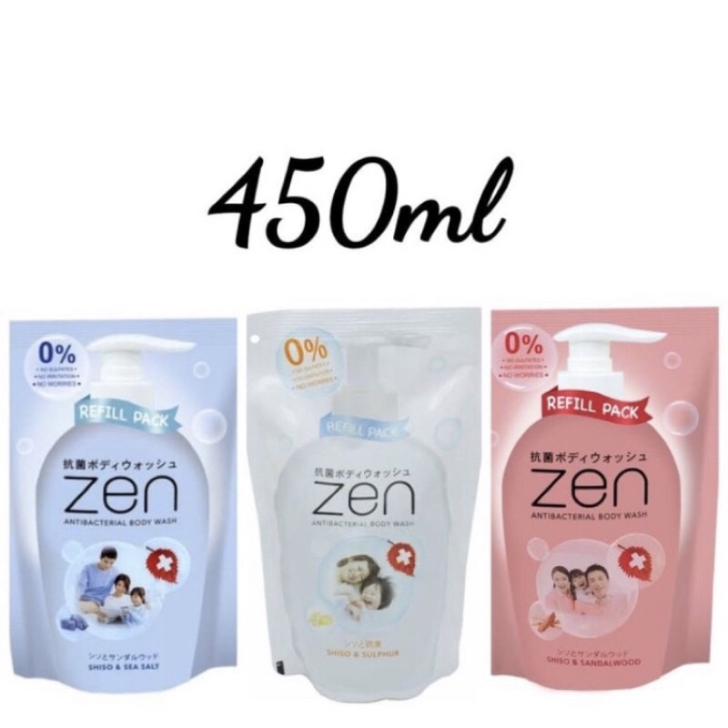 Zen Sabun Mandi Cair Refill 450ml