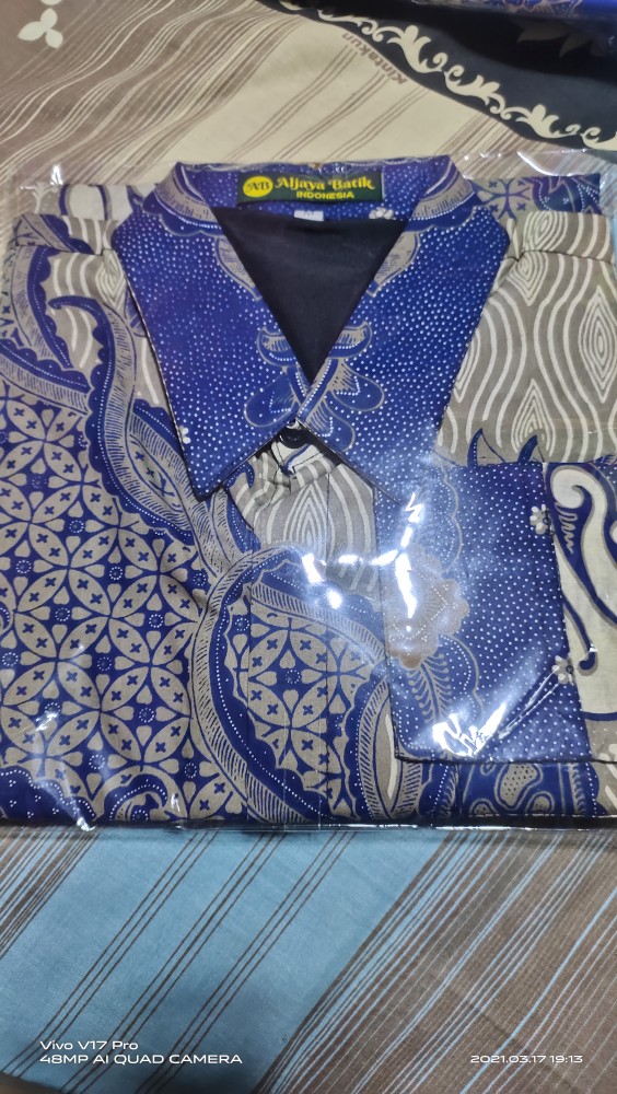 Batik Pria Bramantya Lapis Furing Katun Halus Sragenan Size M-xxl Asli Solo High Quality