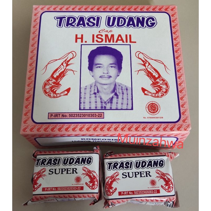 

TERASI ISMAIL MERAH 1KG/ 1BOX(10PCS)/TRASI UDANG SUPER/TERASI MURAH