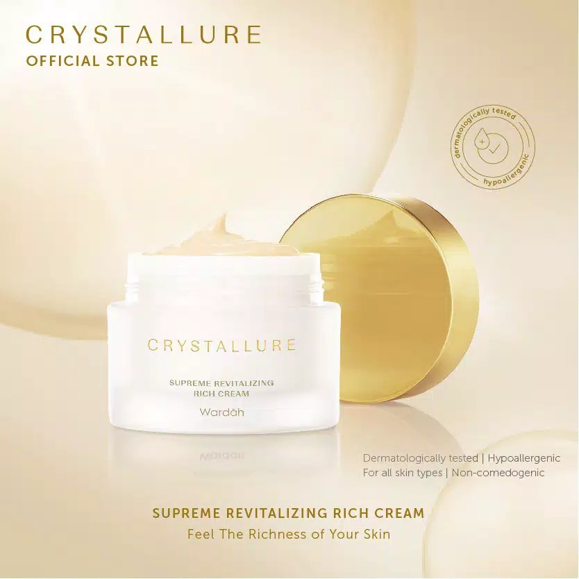 (BISA COD) Wardah Crystallure Supreme Revitalizing Rich Cream 50 g