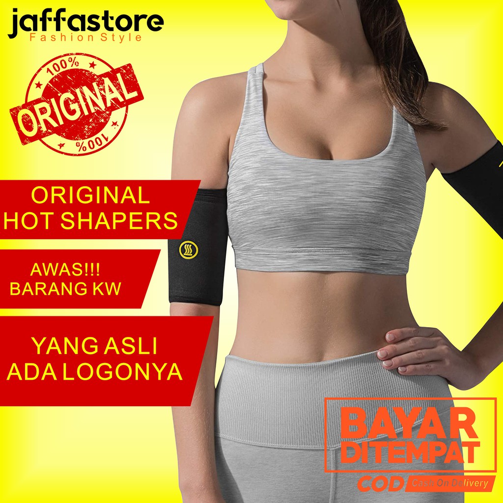 Hot Shapers Arms Sleeves Original Korset Pelangsing Lengan Pria Wanita Sepasang