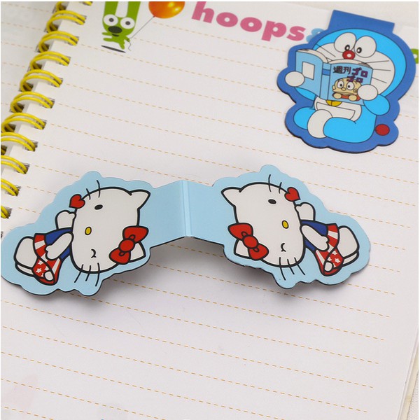 

(PROMO) Pembatas Buku Magnet/ Magnetic Bookmark Doraemon dan Hello Kitty