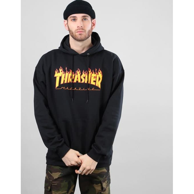 Hoodie Jumper Sweater Obral Murah THRASHER MAGAZiNE PRiNTiNG