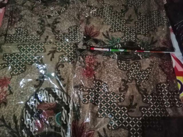 Batik Couple Keluarga Sania Ruffle Ori Ndoro Jowi Dnt