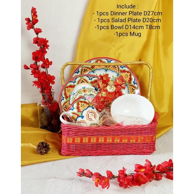 Set Parcel | Parcel Chinese New Years | Parcel Piring Keramik Nana.Silitonga