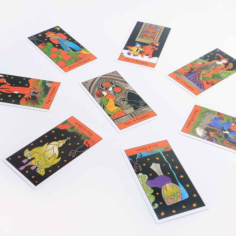 Hallowen Tarot 12x7cm include Guidepaper