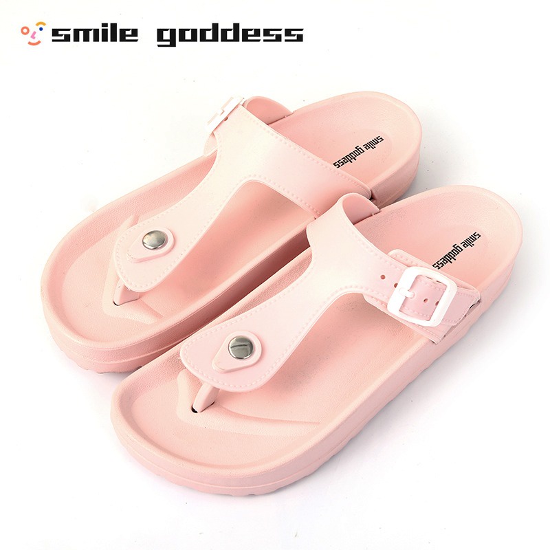 ♥DPS829♥ S30 Sandal Jepit Wanita Sendal Teplek Slip Flat Fashion