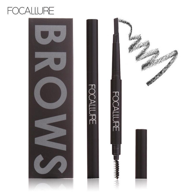 Original FOCALLURE Waterproof Long Lasting Eyebrow Pencil 3 Warna FA18