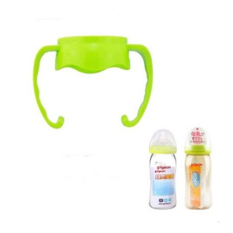 Pigeon Gagang Botol Susu Bayi Model Lebar Bahan Ppsu