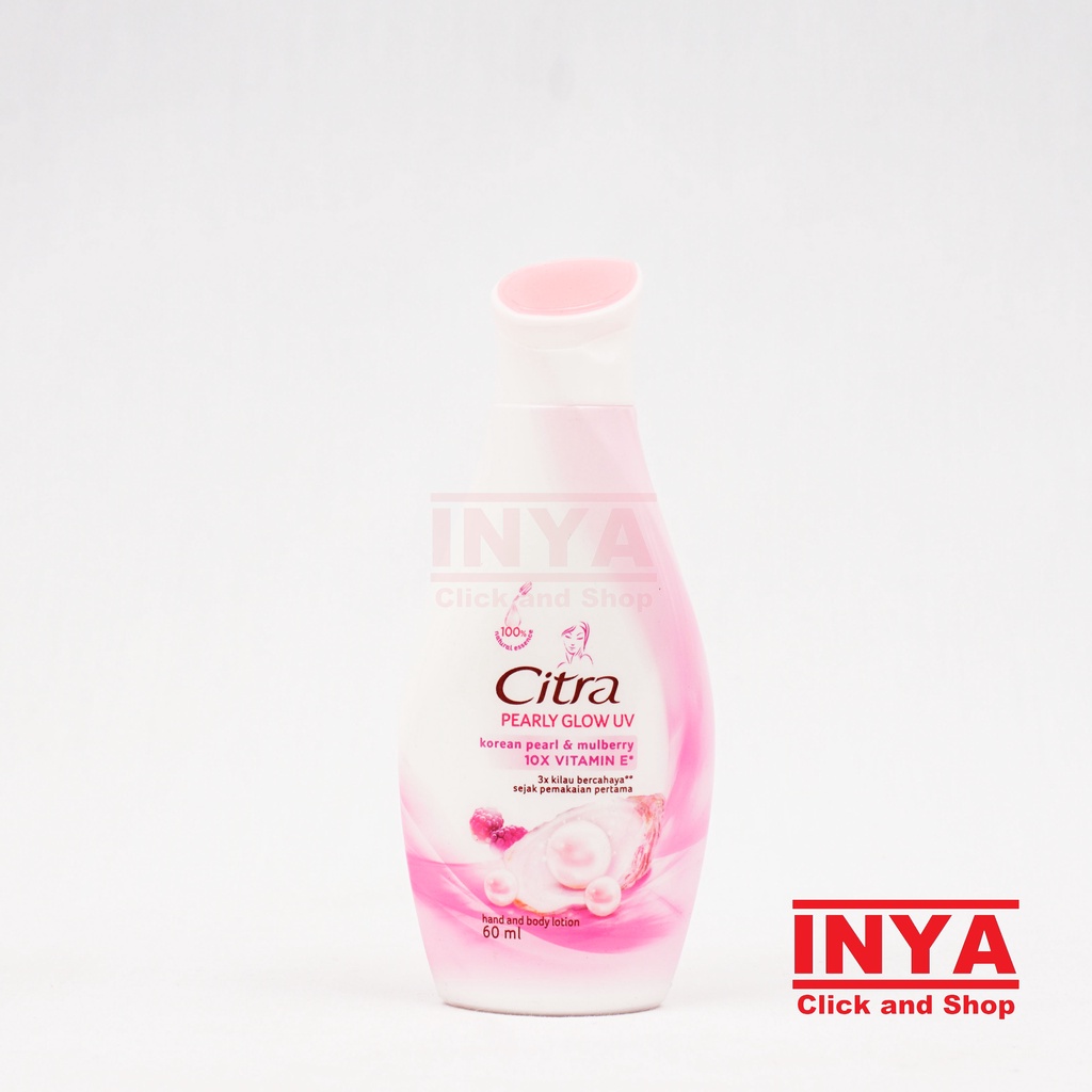 CITRA PEARLY GLOW UV HAND AND BODY LOTION 60ml