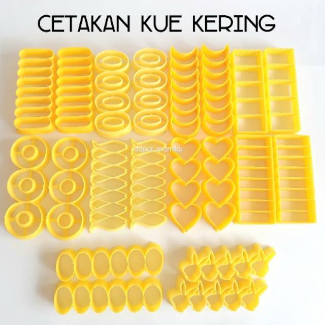 DAPURMAMI Cetakan ( Kue Kuning ) Kering Cookies Cookie hati kastengel cutter adonan keringan cake