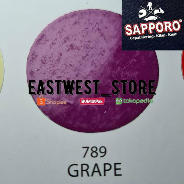 Grape 789 Ungu<br />sapporo Spray Paint Cat Semprot 300 Cc