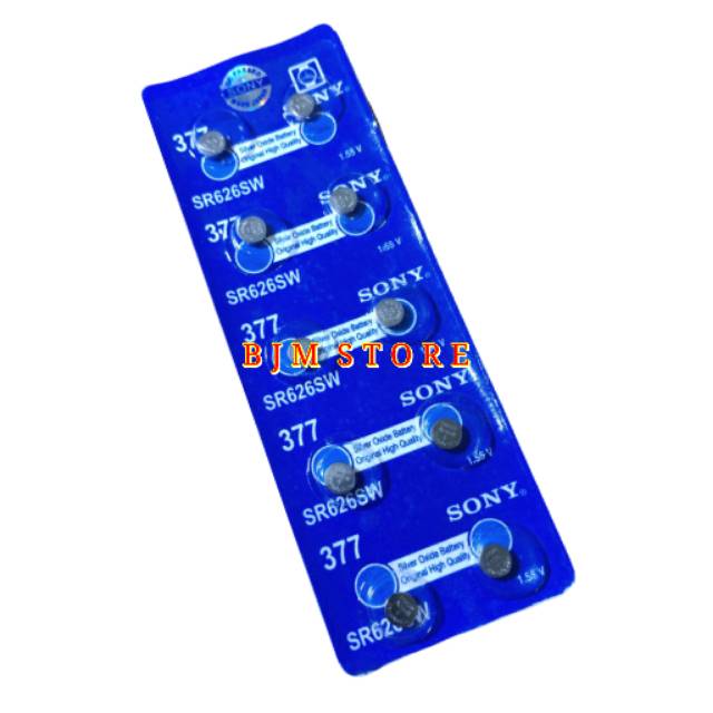 BATERAI JAM TANGAN SR626 / 377 - 1 STRIP