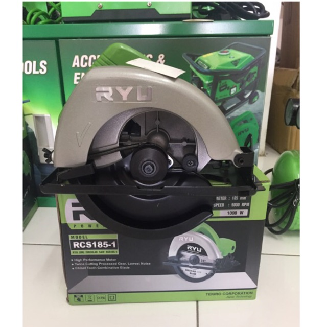 Mesin Potong Gergaji Kayu 7 Inch Circular Saw 7&quot; Ryu