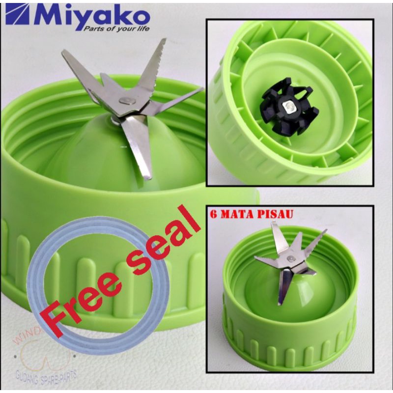 Mounting Blender miyako pisau 6 free seal