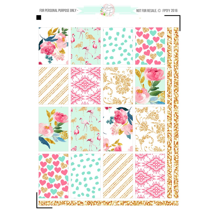 Kertas Planner Addict - Summer Love Design