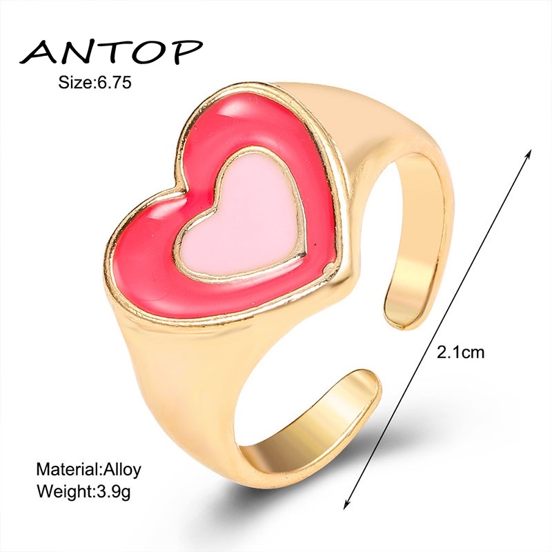 Retro Lilin Bunga Cincin Kepribadian Lucu Cincin Fashion Wanita Sederhana Perhiasan Aksesoris ANTOP