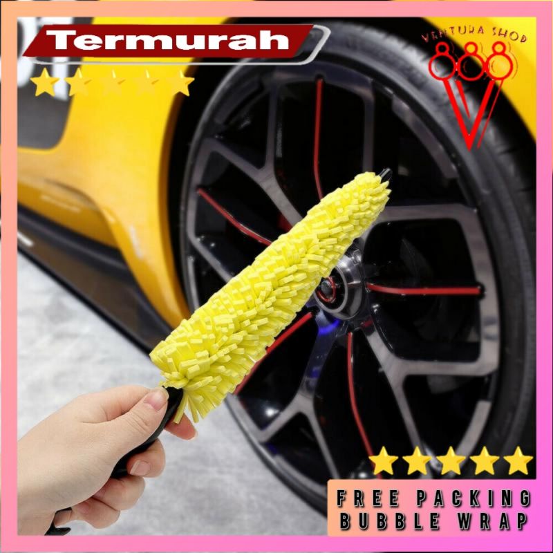 IDEATE Sikat Brush Pembersih Velg Ban Mobil Portable Car Wheel Wash - YQ013