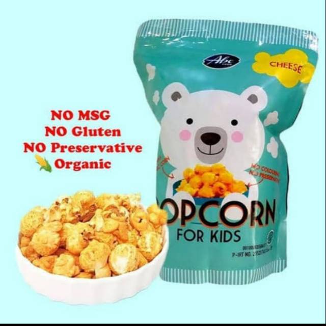 

ABE FOOD popcorn untuk anak-anak 80gr rasa keju