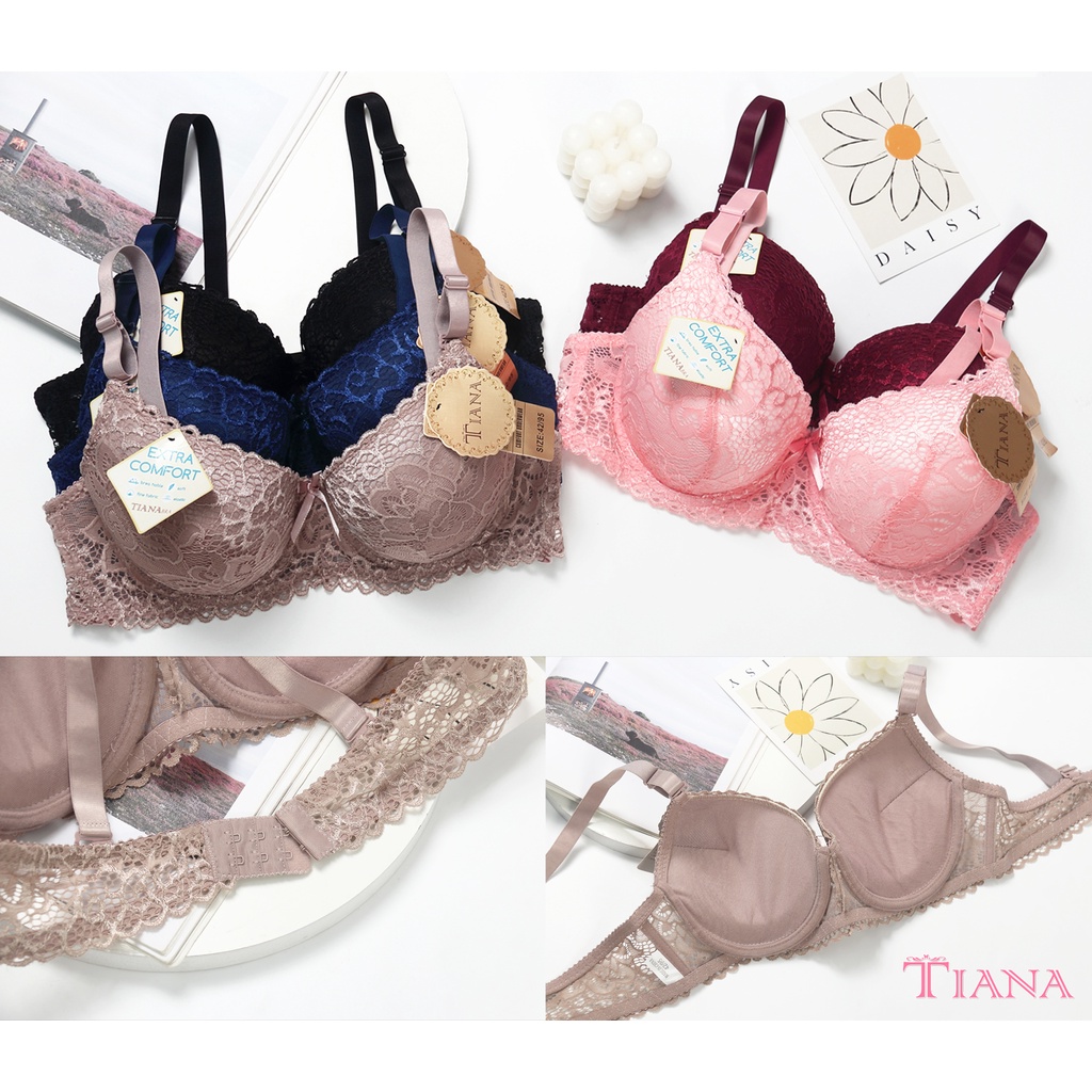 TIANA | Push Up Bra BRUKAT / Bra Kawat Busa Tebal / art TN 3389